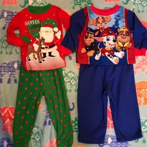 2 pair infant boy pajamas